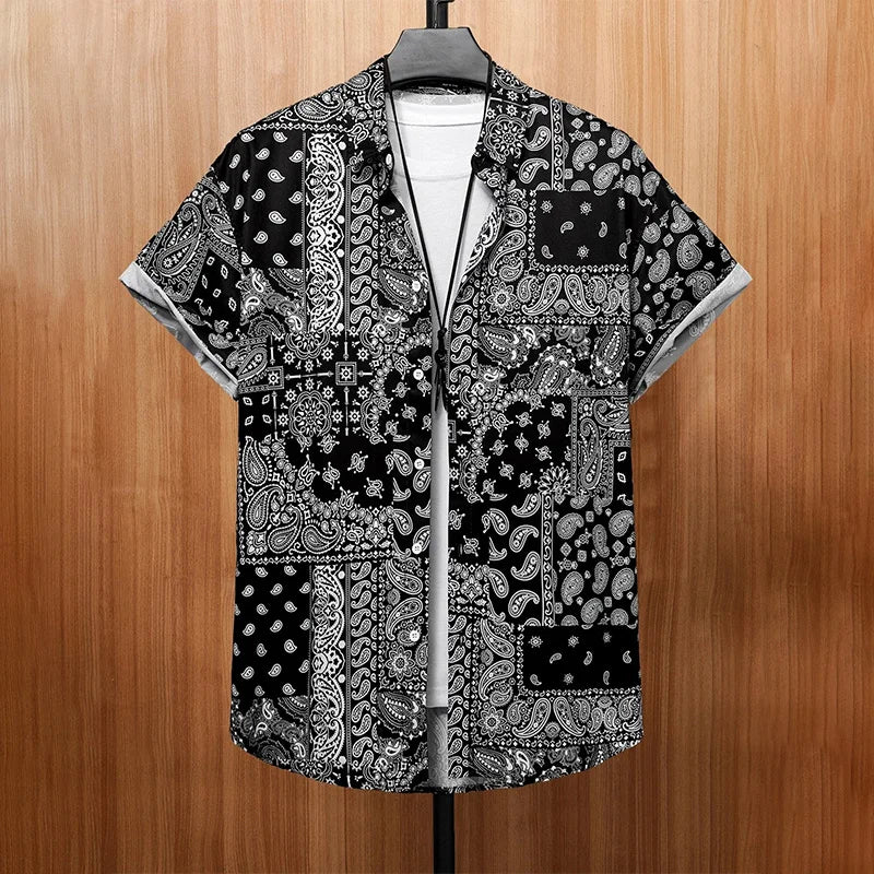 Camisa Masculina Streetwear 3d Luxe