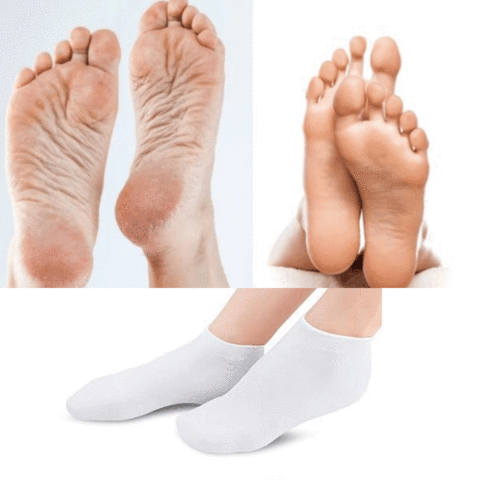 Meia de Silicone para Hidratar os Pés Essence