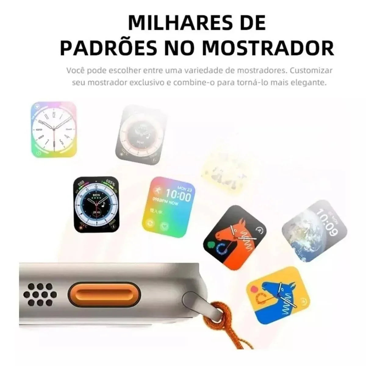 Relógio Smartwatch Impermeável Midnight 3