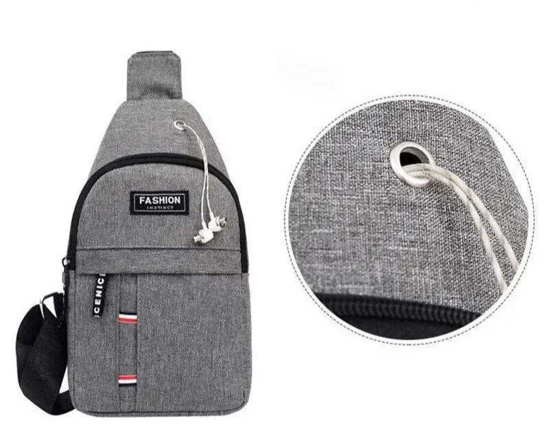 Shoulder Bag Unissex Impermeável Elegance